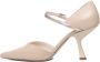 Alchimia Nude Leren Gesloten Teen Hakken Pink Dames - Thumbnail 4