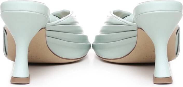 Alchimia Sandalen met Geometrische Hak van Kalfsleer Blue Dames