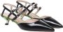 Alchimia Stiletto Hiel Schoen met Bandjes in Zwart Groen Black Dames - Thumbnail 2