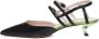 Alchimia Stiletto Hiel Schoen met Bandjes in Zwart Groen Black Dames - Thumbnail 6