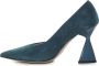 Alchimia Turquoise Suède Puntige Hak Decolleté Blue Dames - Thumbnail 4