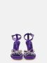 Aldo Castagna Avideh satijnen sandaal Purple Dames - Thumbnail 3