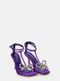 Aldo Castagna Avideh satijnen sandaal Purple Dames - Thumbnail 4