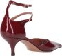 Aldo Castagna Bordeaux Patent Leren Puntige Hakken Red Dames - Thumbnail 3
