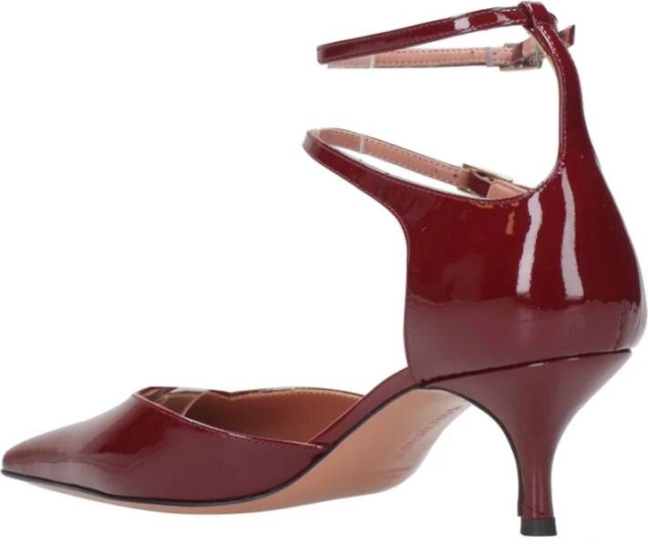Aldo Castagna Bordeaux Patent Leren Puntige Hakken Red Dames