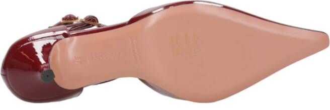 Aldo Castagna Bordeaux Patent Leren Puntige Hakken Red Dames