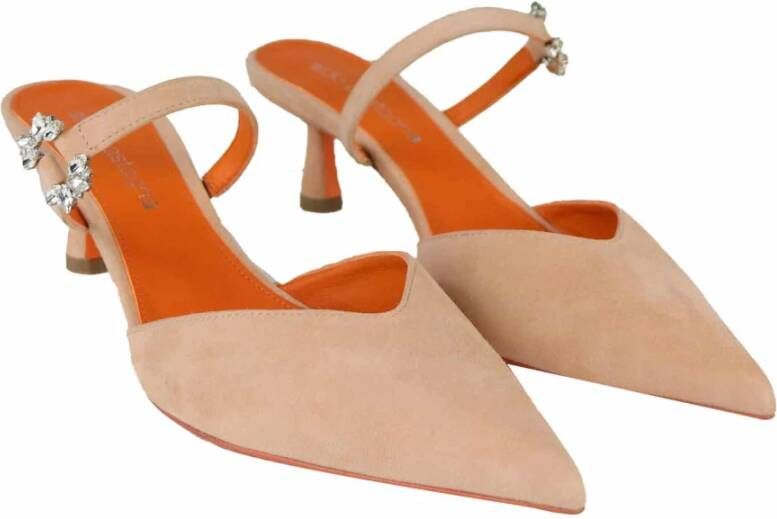 Aldo Castagna Heeled Mules Beige Dames