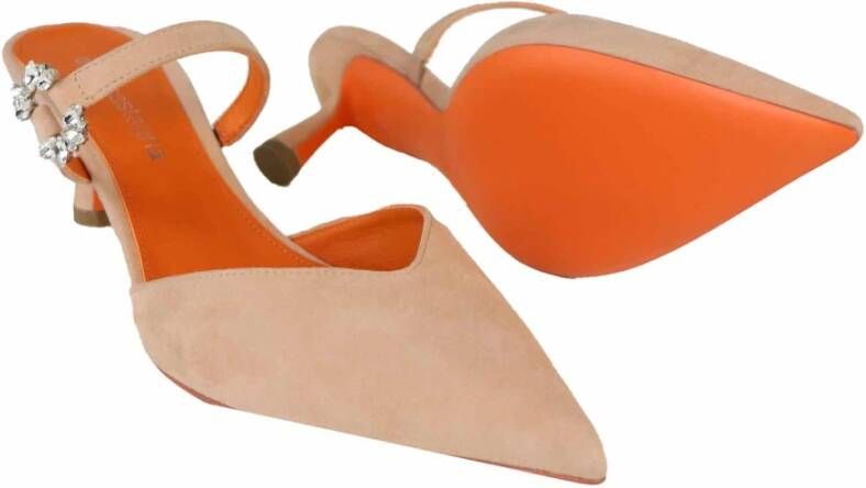 Aldo Castagna Heeled Mules Beige Dames