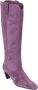 Aldo Castagna High Boots Purple Dames - Thumbnail 2