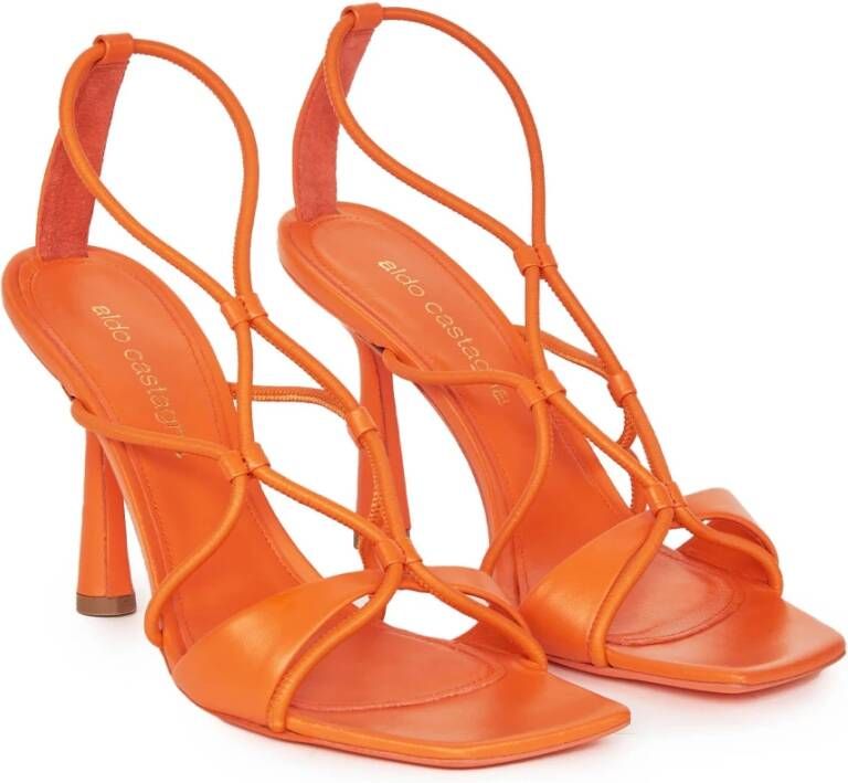 Aldo Castagna High Heel Sandals Oranje Dames