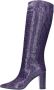 Aldo Castagna Laarzen Paars Purple Dames - Thumbnail 2