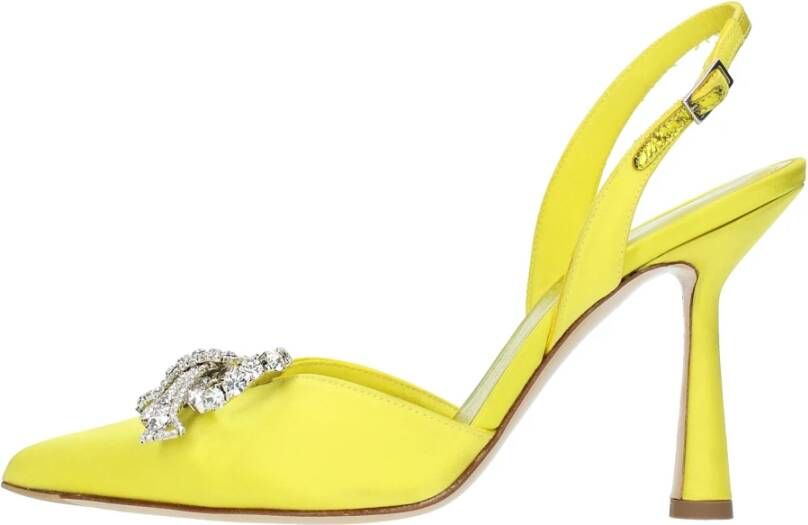 Aldo Castagna Met hak geel Yellow Dames