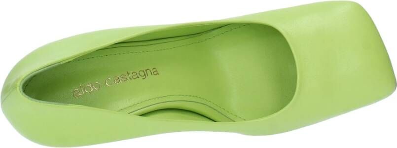 Aldo Castagna Met hak Groen Green Dames