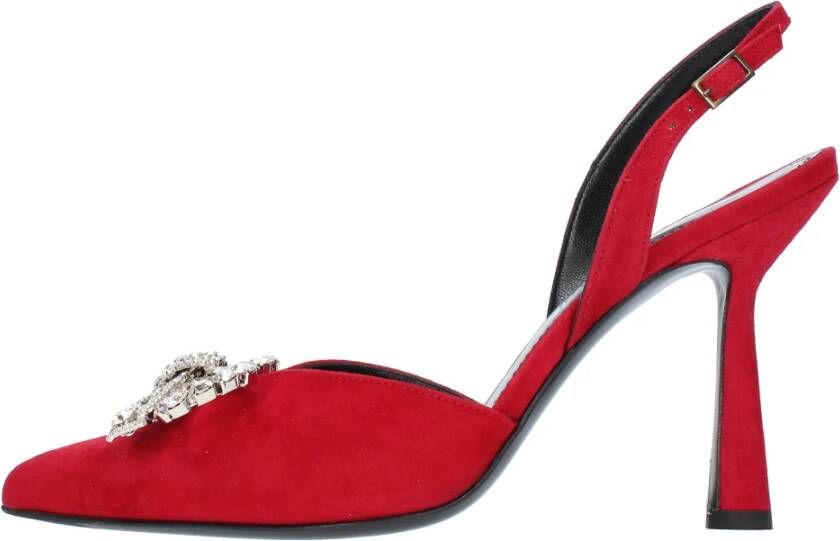 Aldo Castagna Met hak rood Red Dames