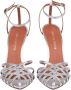 Aldo Castagna Miami Zilveren Geweven Enkelband Sandalen Gray Dames - Thumbnail 2