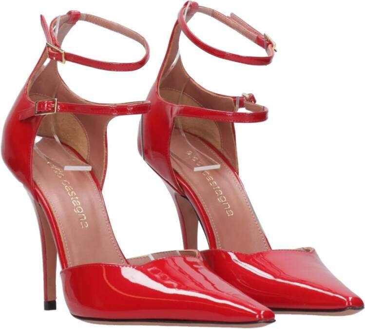 Aldo Castagna Rode Patentleren Stiletto Hakken Red Dames