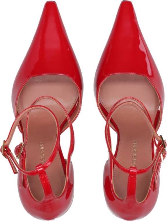 Aldo Castagna Rode Patentleren Stiletto Hakken Red Dames