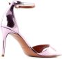 Aldo Castagna Roze Spiegel Leer Puntige Neus Sandalen Pink Dames - Thumbnail 4
