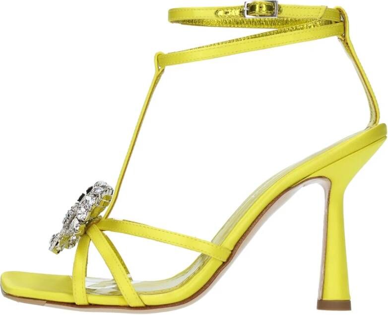 Aldo Castagna Sandalen Geel Yellow Dames