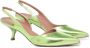 Aldo Castagna Abrikoos Reflex Print Leren Slingback Sandalen Green Dames - Thumbnail 2