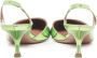 Aldo Castagna Abrikoos Reflex Print Leren Slingback Sandalen Green Dames - Thumbnail 3