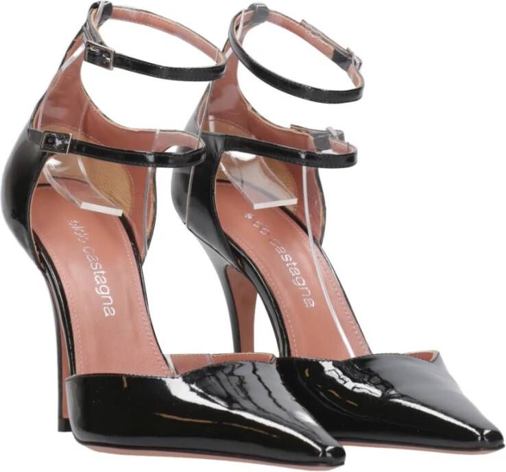 Aldo Castagna Zwarte Stiletto Hak Sandalen Black Dames