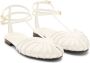 Alevi Milano Flat Sandals White Dames - Thumbnail 2