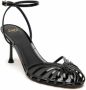 Alevi Milano Zwarte Lakleren Kooi Sandalen Black Dames - Thumbnail 2