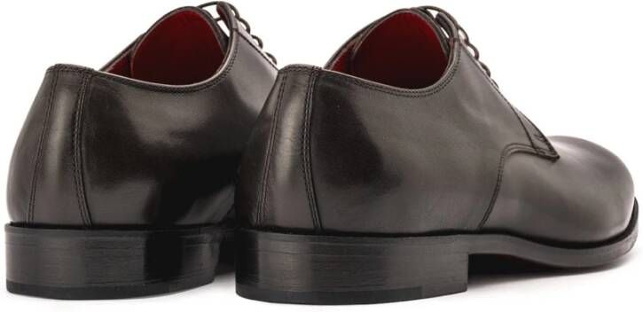 Alexander 1910 Donkerbruine Derby Veterschoenen van Kalfsleer