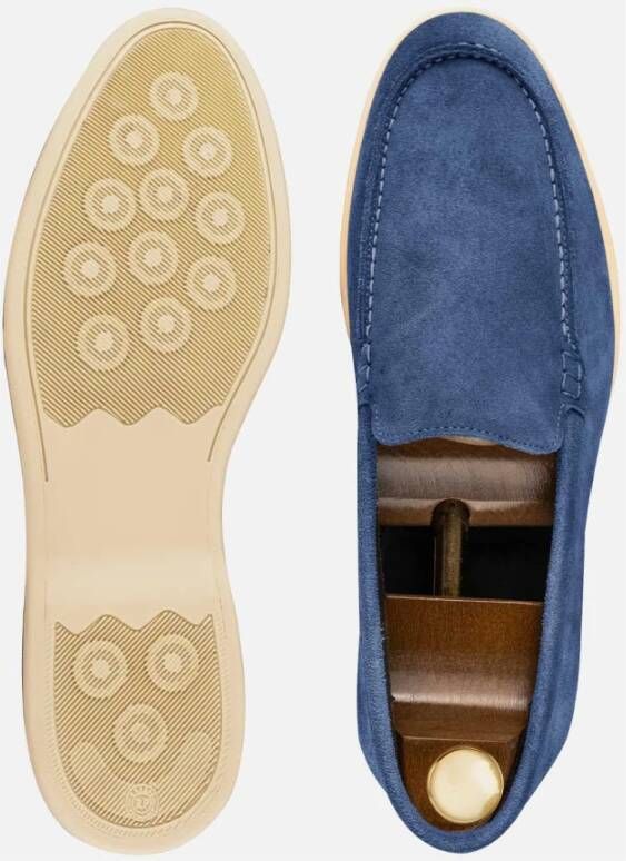 Alexander 1910 Groene Loafer Schoenen voor Mannen Blue Heren