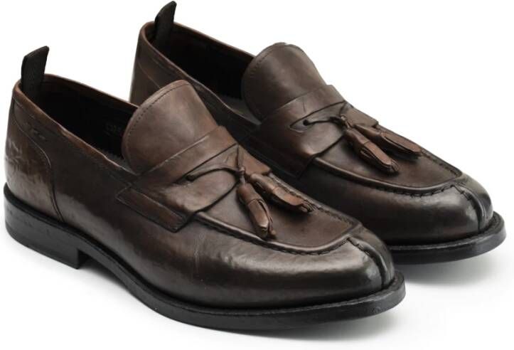 Alexander Hotto Bruin Paardenleer Loafer Schoen Brown Heren