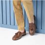 Alexander Hotto Bruine Hertenleren Loafer Schoen Brown Heren - Thumbnail 6