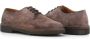 Alexander Hotto Bruine Suède Ronde Neus Derby Schoenen Brown Heren - Thumbnail 2