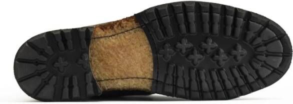 Alexander Hotto Bruine suède vintage stijl schoenen Green Heren