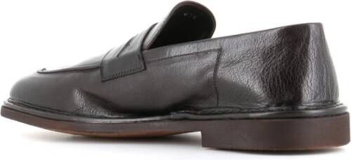 Alexander Hotto Donkerbruine Leren Sandalen Brown Heren