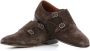 Alexander Hotto Donkerbruine Suède Loafers Brown Heren - Thumbnail 2
