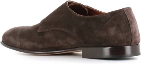 Alexander Hotto Donkerbruine Suède Loafers Brown Heren