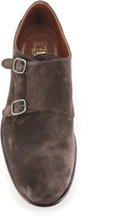 Alexander Hotto Donkerbruine Suède Loafers Brown Heren