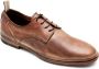 Alexander Hotto Lage Leren Schoenen Beige Heren - Thumbnail 2