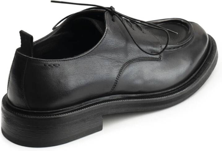 Alexander Hotto Retro veterschoen in zwart leer Black Heren