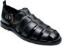 Alexander Hotto Zwarte buffelleer sandalen Black Heren - Thumbnail 2