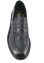 Alexander Hotto Zwarte leren mocassin met rubberen zool Black Heren - Thumbnail 5