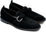 Alexander Hotto Zwarte Suède Loafers Black Heren - Thumbnail 2