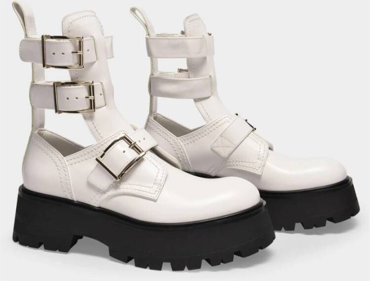 alexander mcqueen Ankle Boots White Dames