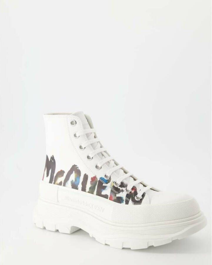 alexander mcqueen Tread -Slick Boots Grootte: 43.5 Presta Kleur: Wit Heren