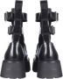 Alexander mcqueen Zwarte enkellaarzen voor vrouwen Black Dames - Thumbnail 3