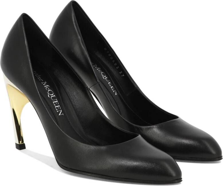 alexander mcqueen Armadillo Leren Pumps Black Dames