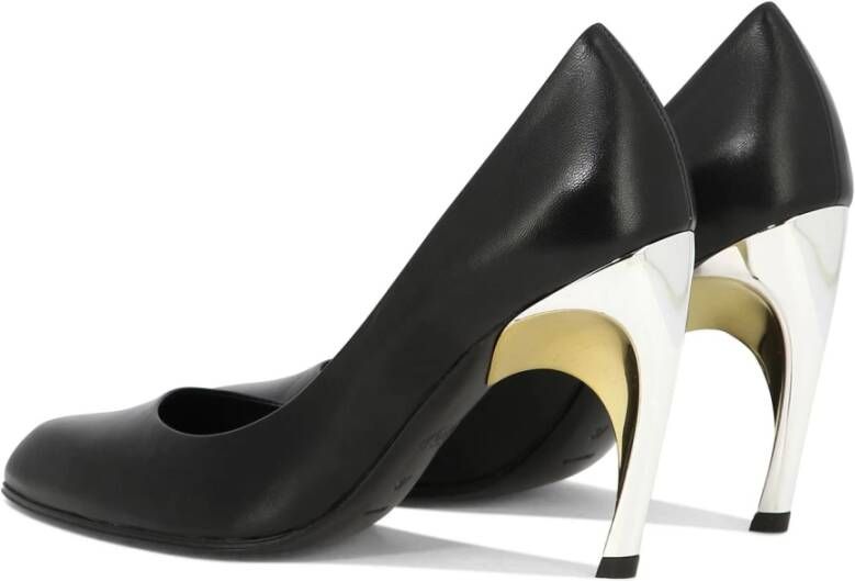 alexander mcqueen Armadillo Leren Pumps Black Dames