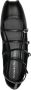 Alexander mcqueen Cage Ballerinas Leather Black in zwart - Thumbnail 5