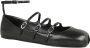 Alexander mcqueen Cage Ballerinas Leather Black in zwart - Thumbnail 7